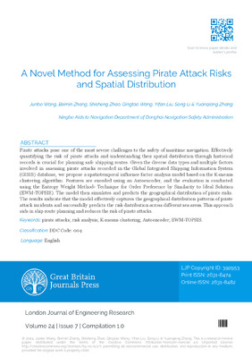 A Novel Method for Assessing Pirate Attack Risks and Spatial Distribution