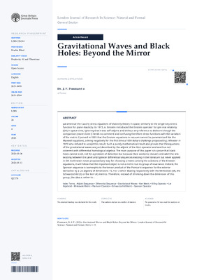 Gravitational Waves and Black Holes: Beyond the Mirror