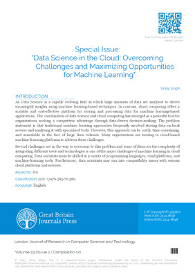 Data Science in the Cloud Overcoming Challenges and Maximizing Opportunities for Machine Learning