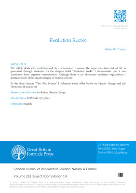 Evolution Sucks