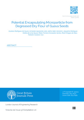Potential Encapsulating Microparticle from Degreased Dry Flour of Guava Seeds