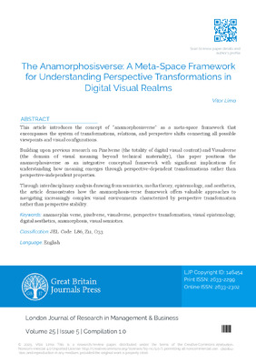 The Anamorphosis Verse: A Meta-Space Framework for Understanding Perspective Transformations in Digital Visual Realms