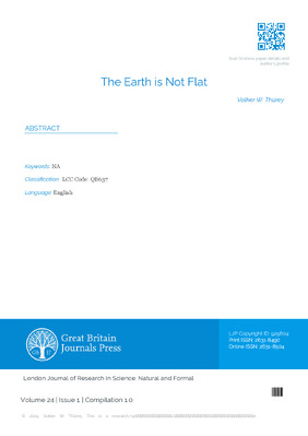 The Earth Is Not Flat