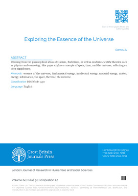 Exploring the Essence of the Universe