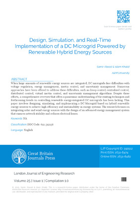 Design, Simulation, and Real-Time Implementation of a DC Microgrid Powered by Renewable Hybrid Energy Sources