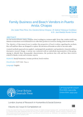 Family Business and Beach Vendors in Puerto Arista, Chiapas