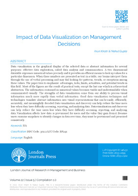 Impact of Data Visualization on Management Decisions