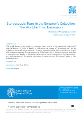 Stereoscopic Tours in the Emperor’s Collection: The World in Third Dimension