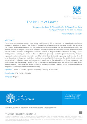 The Nature of Power